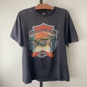90s Vintage Harley Davidson Maverick Cheyanne Tshirt 1990 Collectors Mens Large
